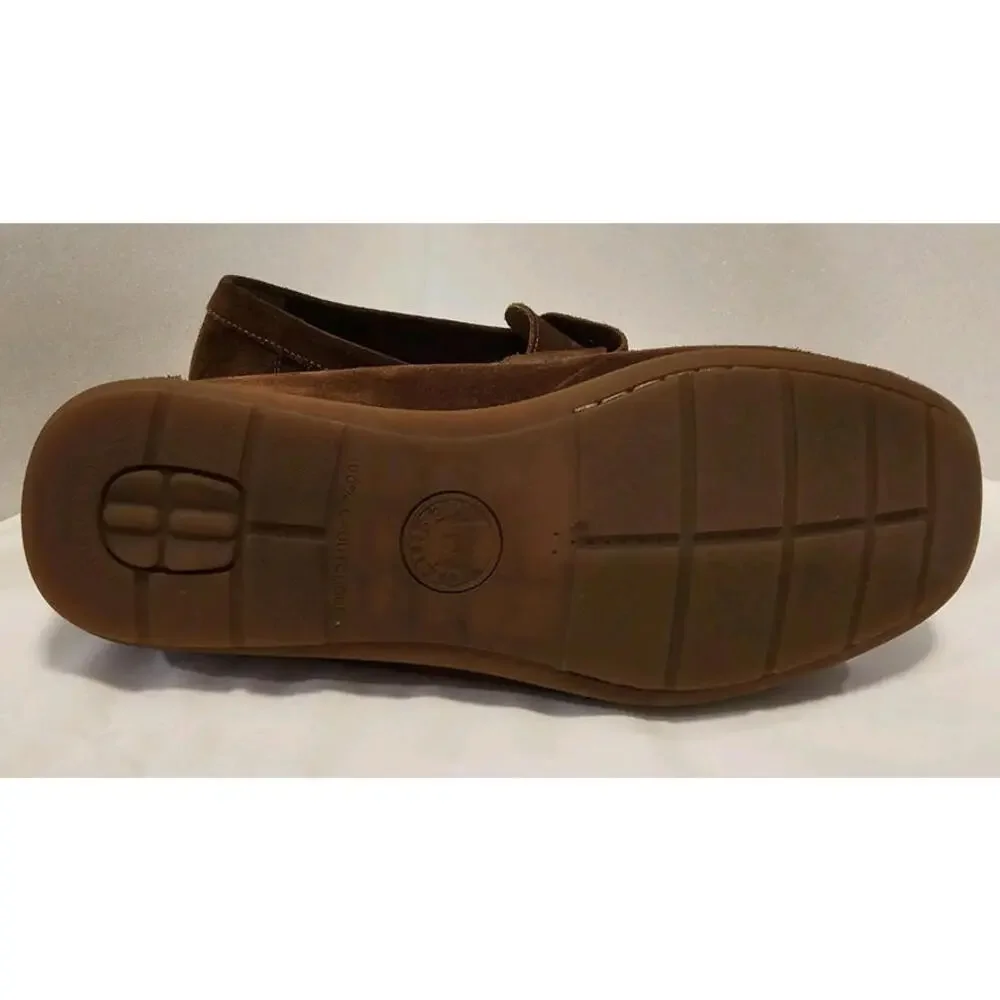 Mephisto Suede Moccasin Penny Driving Loafer Brown‎ Suede US Size 11 Retail $325
